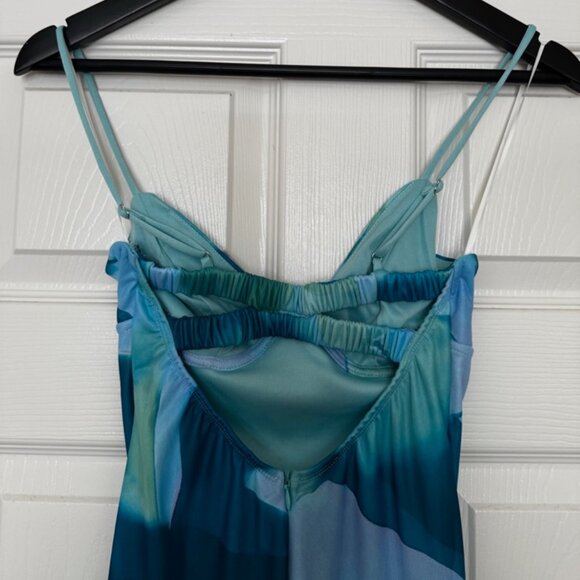 Ava And Ever Blue Patterned Maxi Dress - Picture 7 of 8